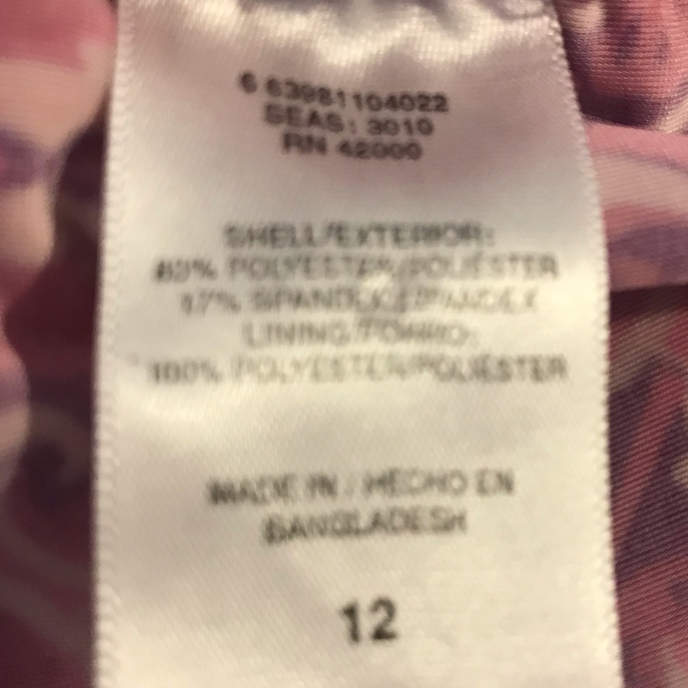 Jacqueline Smith pink 2-piece bikini halter type top & skirted bottom - Picture 4 of 13